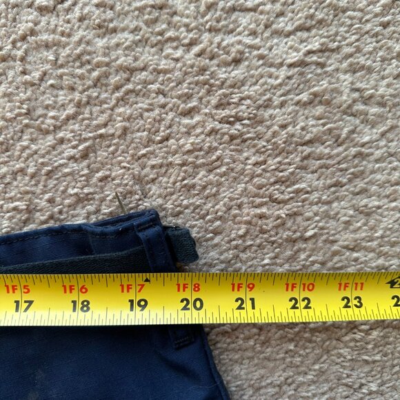 Propper Pants Mens XL 40x31 High Rise Cargo Navy Blue Ripstop Pockets - Picture 7 of 12